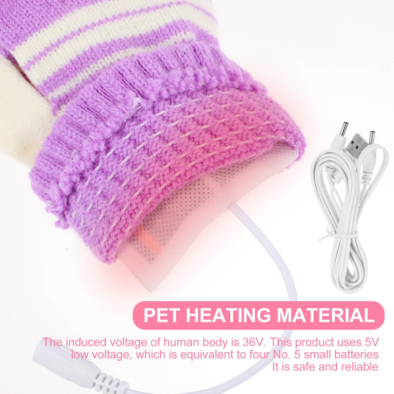 

2Pairs USB Heated Gloves Winter Electric Hand Warmers for Men Women Typing Gaming Skiing Cycling Running Outdoor Indoor Use