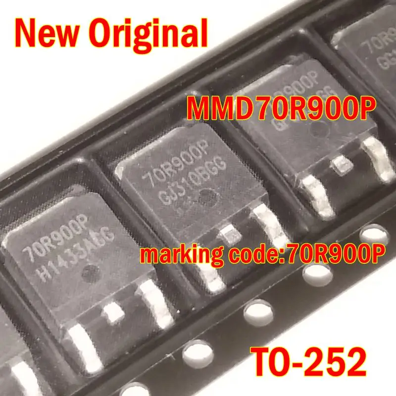 

10Pcs to 500Pcs New Original Mmd70R900Prh Mmd70R900P To-252 Marking Code:70R900P 700V 0.9(Ohm) N-Channel Mosfet