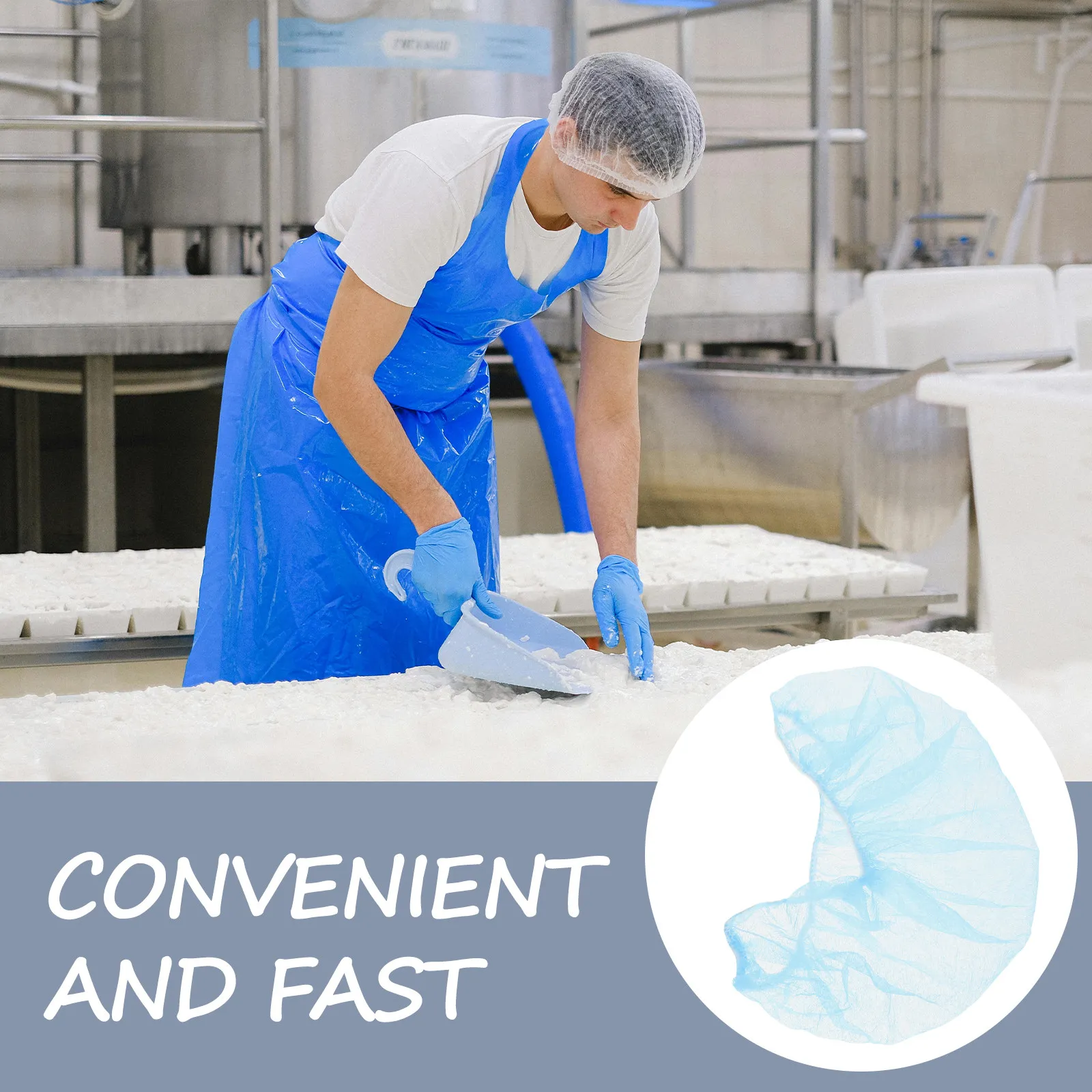 100Pcs Elastic Beard Cover Non-Woven Disposable Beard Nets for Food Service Kitchen Restaurant Facial Hair Protection