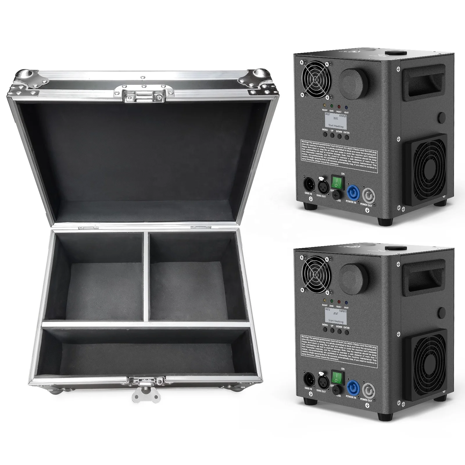 With Flight Case Cold Machine for Stage Wedding Effect Equipment Dmx Remote Control Machine