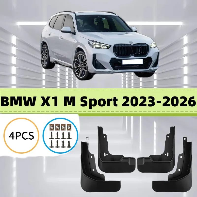 Mudflaps Front and Rear Mudguards Car Durable Fender Mud Flaps Splash Guards for BMW X1 IX1 U11 M35I M Sport 2023-2024