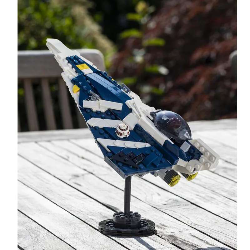 MOC-220978 새로운 도시 공중 전투기 빌딩 블록 모델 309 부품 창의적인 소년 어린이 생일 크리스마스 장난감 선물