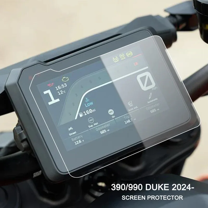 

New Motorcycle Accessories, Instrument Protection Film for Dashboard Screen Cluster Scratch for 390 Duke 990 Duke 2024 -