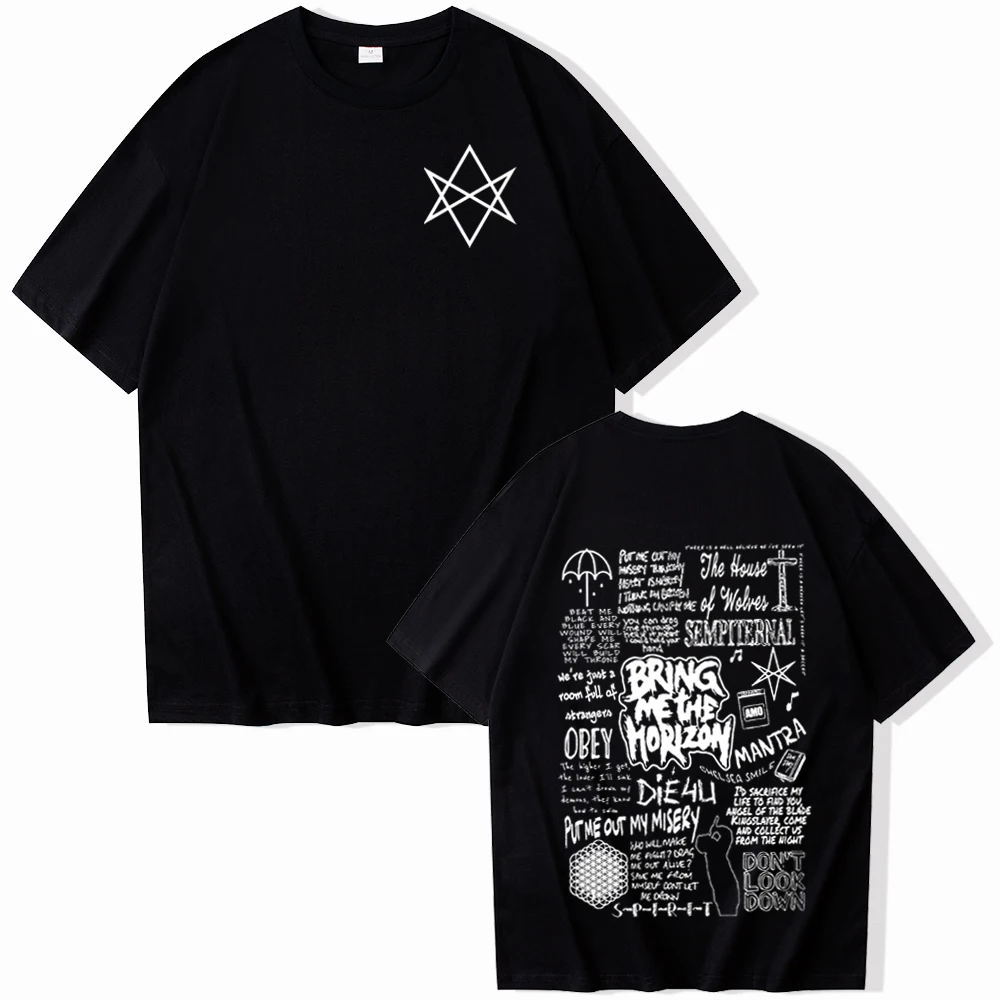 Chemise manches courtes col rond unisexe, Bring Me The restrictive Merch, Bmth Rock Music