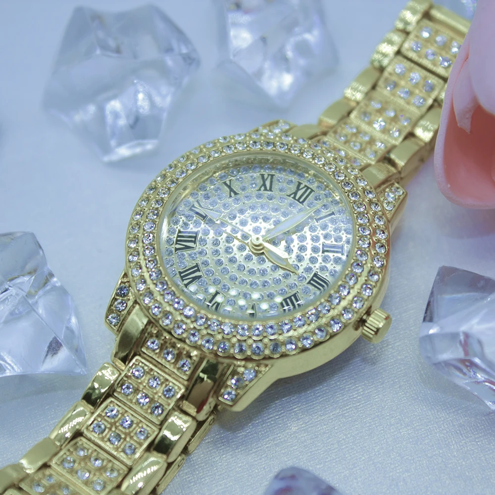 5ชิ้นชุดนาฬิกาแฟชั่นผู้หญิงใหม่กำไลข้อมือกล่องนาฬิกาข้อมือผู้หญิงชุดสง่างามนาฬิกา Femme สำหรับแฟนซีปาร์ตี้ของขวัญที่สมบูรณ์แบบ