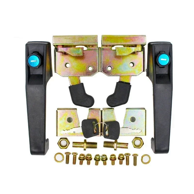 Imagem -01 - tipo Universal Empilhadeira Trator Equipamento Pesado Fechadura de Metal Maçaneta da Porta Transporte Pesado Veículo Carregador Engenharia Auto 502 tipo universal empilhadeira trator equipamento pesado fechadura de metal macaneta da porta transporte pesado veiculo carregador engenharia auto 502 01