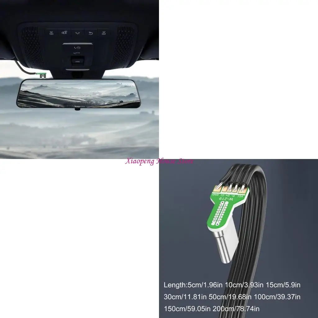 USB C Male to USB C Female Cable 60W 90 Degree Fast Charging Cable 480Mbps Data 77JC
