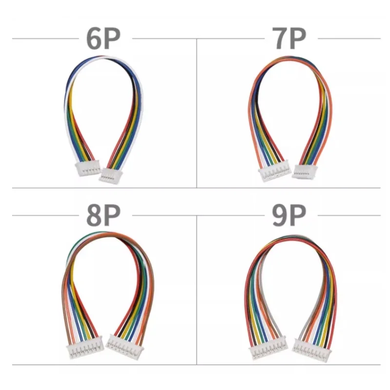 10PCS PH2.0 Electronic Wire PH 2.0mm Double Head Terminal Wire 10cm/20cm/30cm Cable 26awg Same Side / Reverse Side Connector