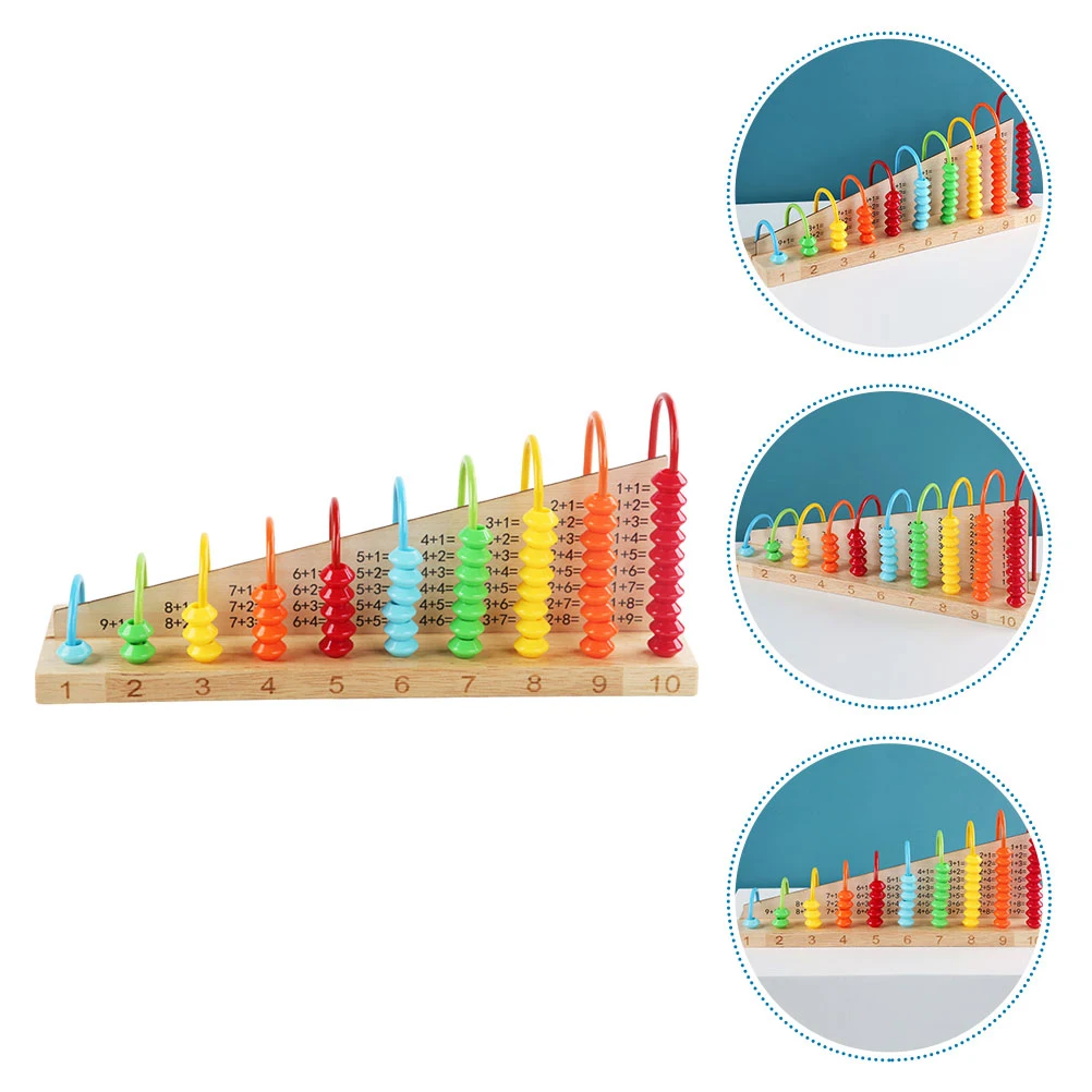العداد إضافة والطرح حساب الرف لعبة أطفال الحساب الملونة الرياضيات تعلم العد التدريس المعونة طفل صغير