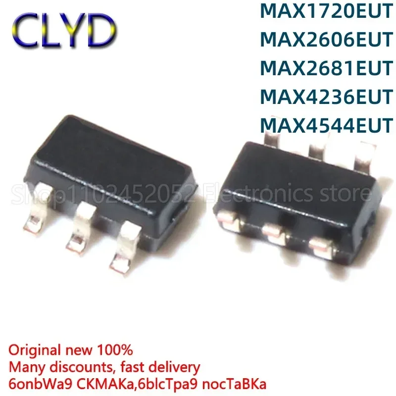 5PCS/LOT New and Original MAX1720 2606 2681 4236 4544EUT AABS AABC AAAS AAAM SOT23-6