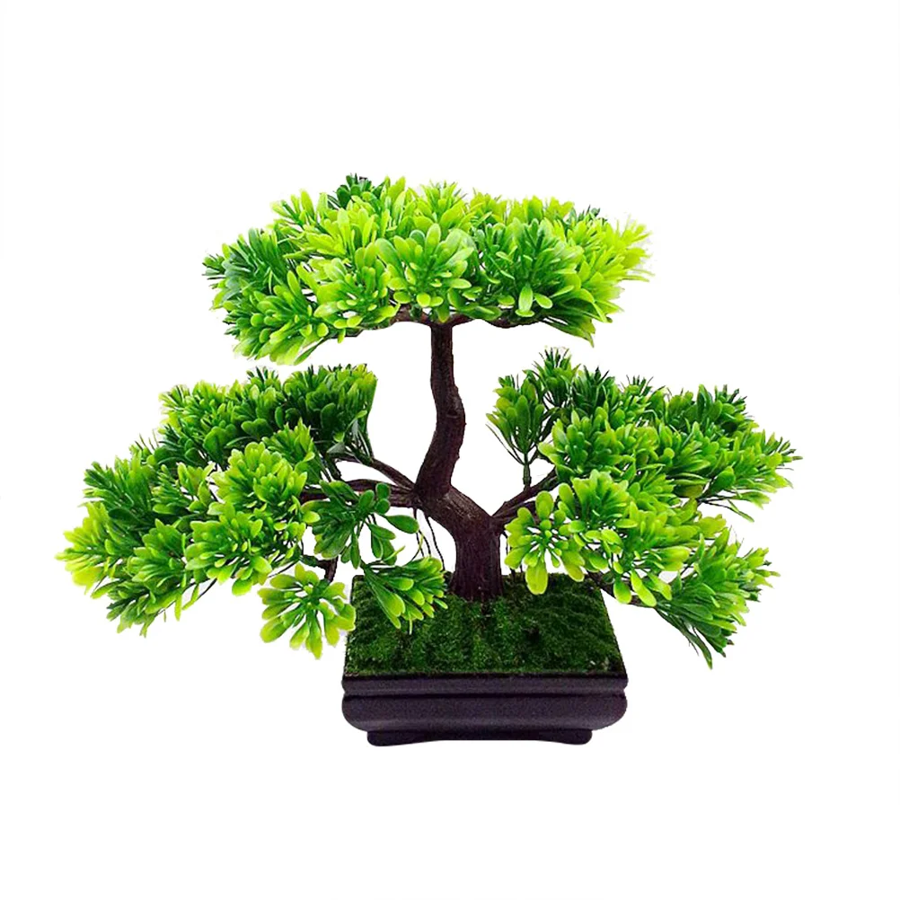 

Artificial Bonsai Tree Mini Simulation Green Plant For Home Decor Office Desk Indoor Eco-Friendly Creative Shape