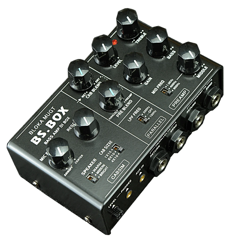 

Electric Bass Box Analog Monolithic Effects with DI
