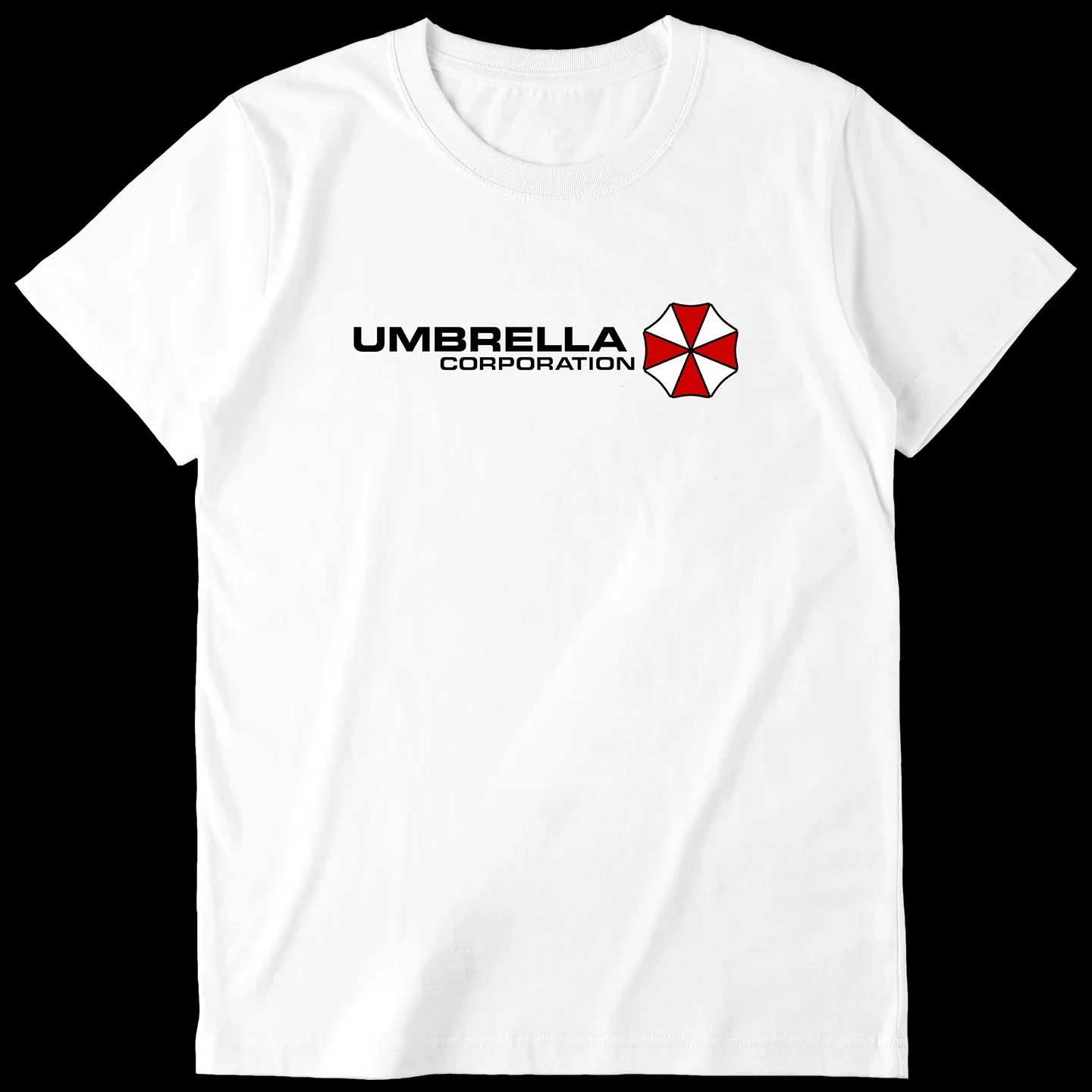 

Summer men's new Resident Evil Umbrella Company logo printed T-shirt short-sleeved high-quality pure cotton clothing
