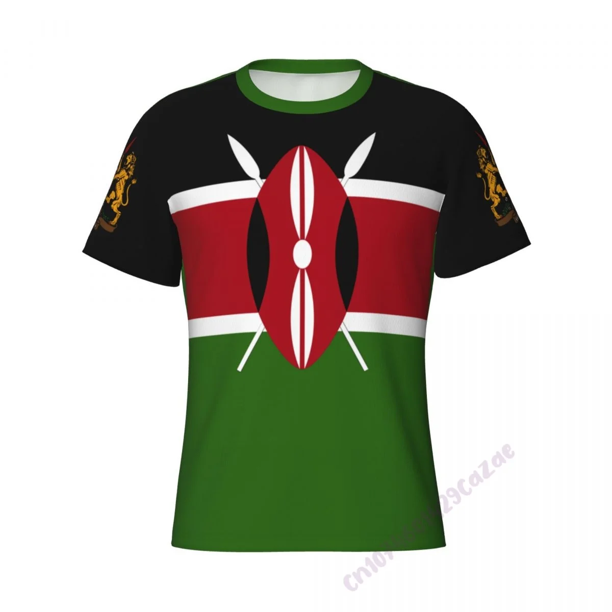 Kenya Flag 3D T-shirt Men Running Sport Skinny Short Tee Shirt Male Gym Fitness Bodybuilding Workout Tops Clothing