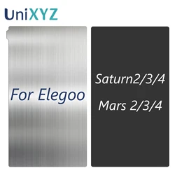 Placa de construcción Flexible de acero SLA /DLP, Base magnética para Elegoo Saturn 2 3 4 Ultra Mars 2 3 4 Max Pro LCD UV impresora 3D