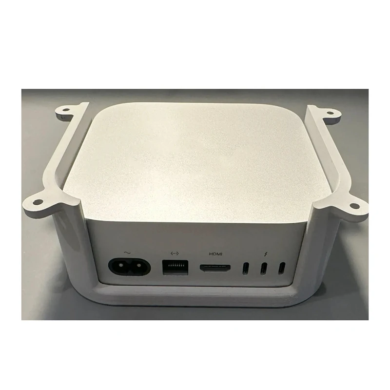 For 2024 Mac Mini Under Desk Stand Secure M4/M4pro Holder, Anti-Fall Mac Mini Case Essential Accessories For Mac Mini