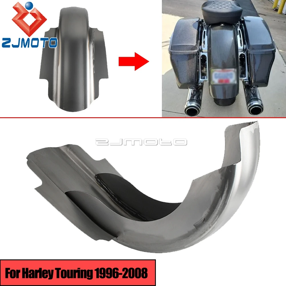 

Motorcycle Rear Wheel Fender Extender Mudguard Water Transfer Aluminium Steel Accessories For Harley Touring FLHR FLHX FLTR FLHT