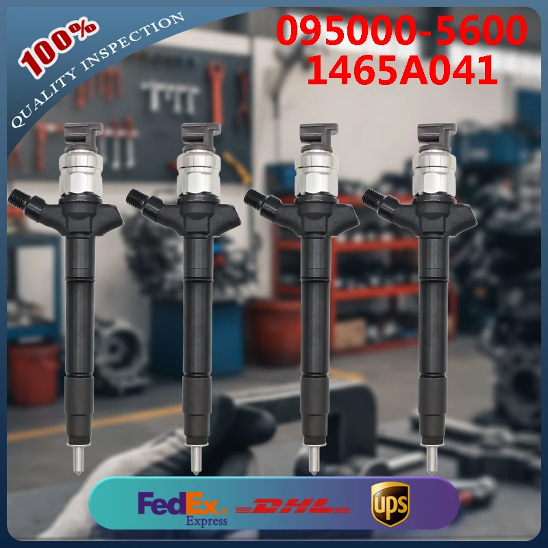 

4PCS 095000-5600 1465A041 Common Rail Fuel Injector Assembly for Mitsubishi Pajero L200 Trrtton 4D56 Diesel Engine