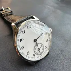 Men's Mechanical Wrist Watch with Enamel Sterile Dial Vintage Mechanical Hand Wind Micro Rotor Wristwatches for Seagull St3621