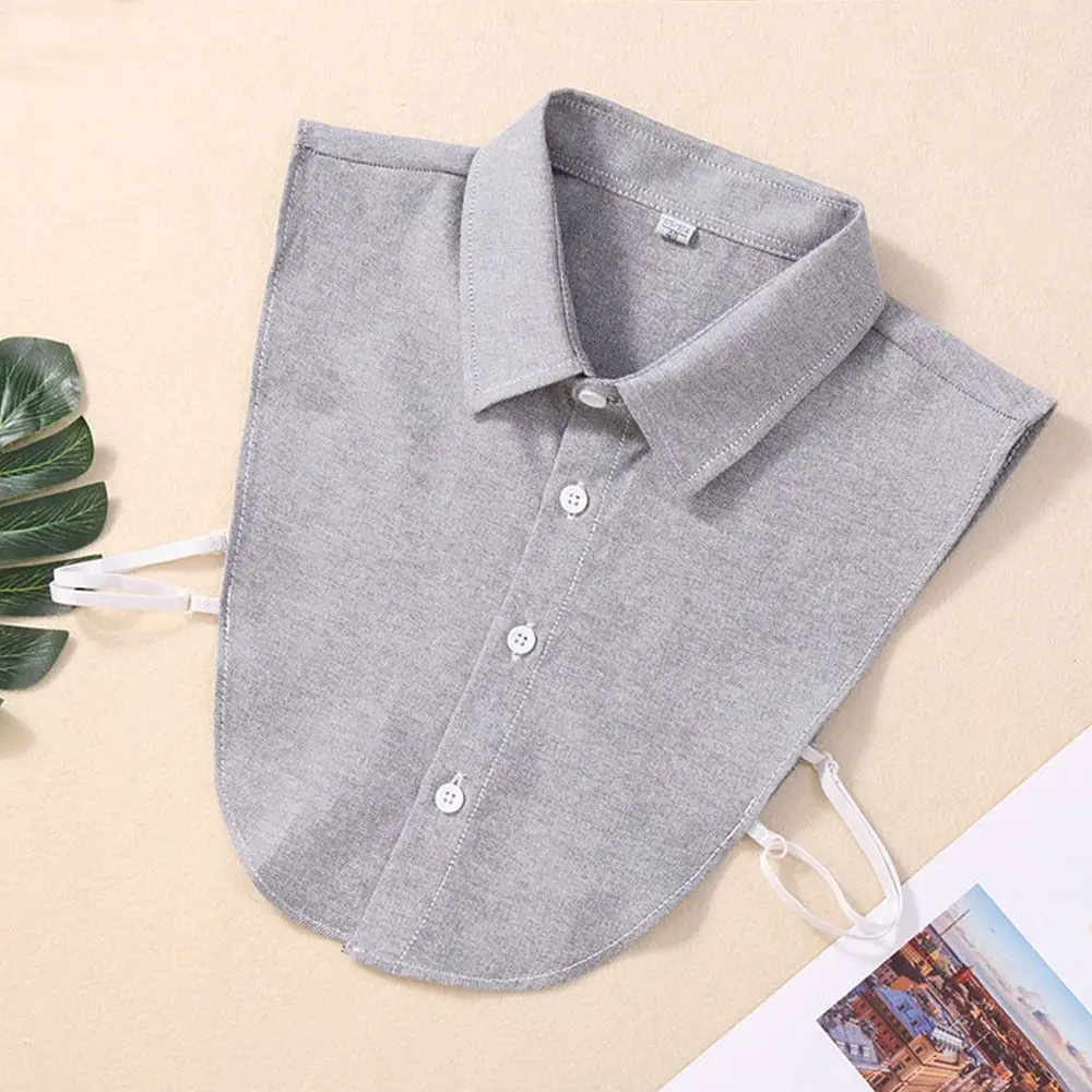 Fashion Fake Collar Blouse Vintage Detachable Shirt False Collar Lapel Blouse Top Women Clothes Accessories