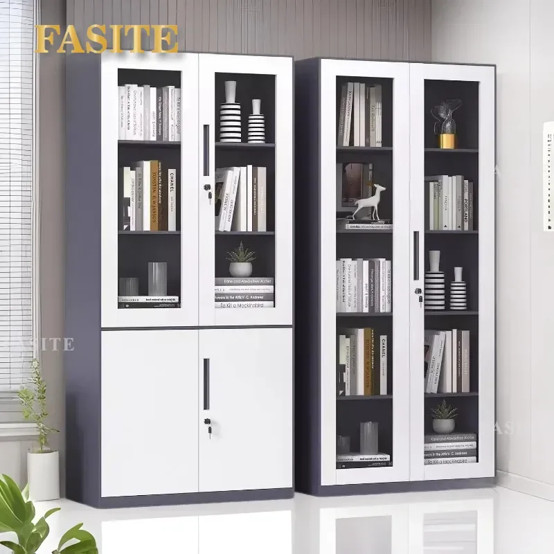 For Steel File Cabinet Narrow Side Iron Locker Office Financial Certificate Storage Disassembly Assembly Durable Space Saving