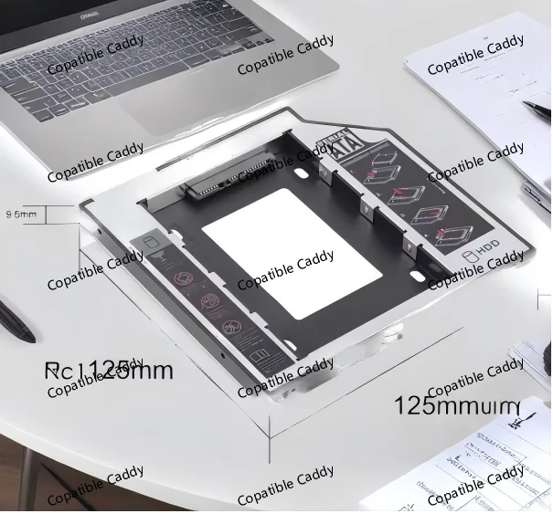 12.7mm SATA HDD SSD Hard Drive Disk Caddy/Bracket for ASUS A52F A52J A52JB A52JC A52JE A52JK A52JR A52JT A43 A43SJ A43SV