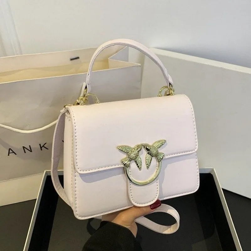 ‌ Новинка 2023 года, квадратная сумка с цепочкой - кошелек через плечо/плечо, роскошная женская сумка премиум-класса, модный повседневный аксессуар