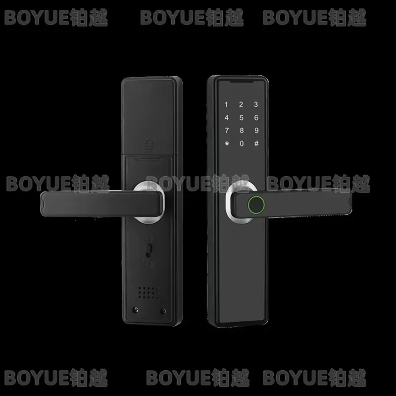 for Fingerprint Digital Code Keyless Smart Door Lock Aluminum Wooden Door Apartment Hotel Use Tuya App Store Password