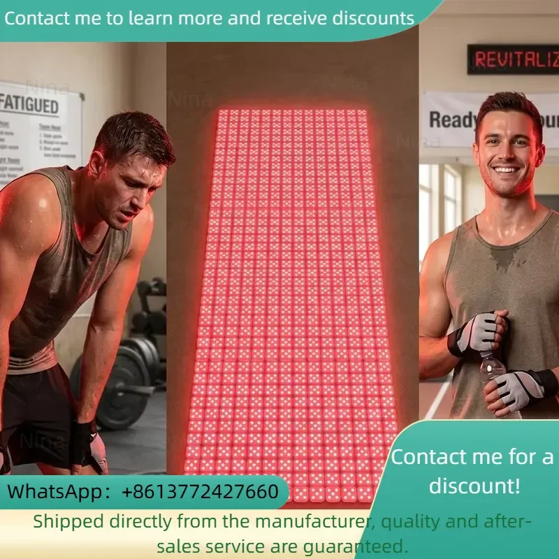 Professional Red Light Therapy Mat for Post Workout Recovery and Muscle Relaxation Therapy
