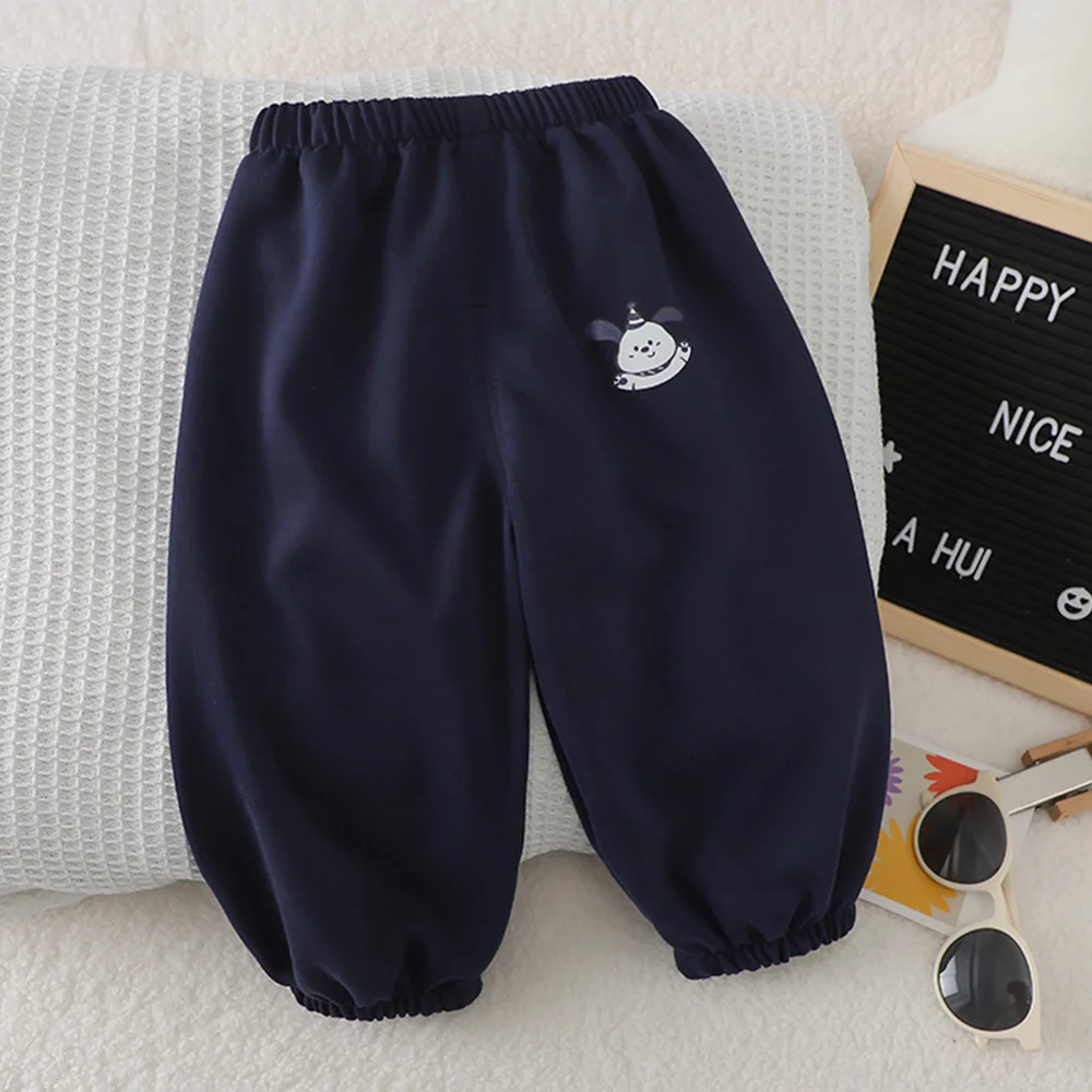 

Новые детские повседневные штаны с милыми мультяшными животными, модные спортивные штаны, длинные штаны, удобная одежда для малышей, брюки