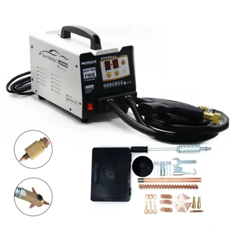 F90E Car Body Panel Repair Spotter Dent Puller Machine 3KW 3800A Output Current All Steel Construction for Auto Collision