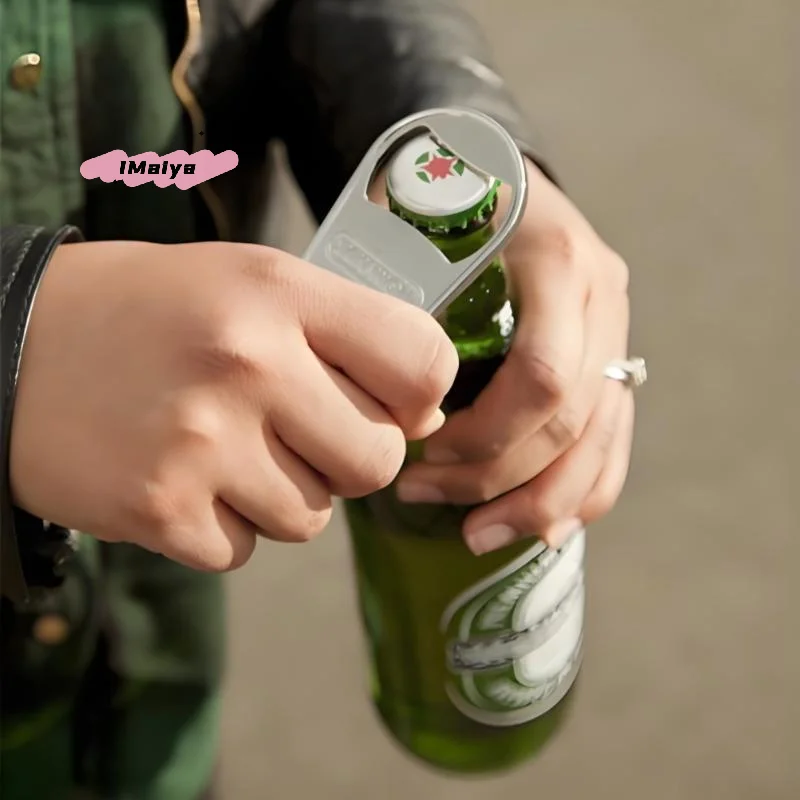 1Pc Creative Large Zipper-shaped Magnetic Beer Bottle Opener with Refrigerator Magnet Functional Home Decorative Item