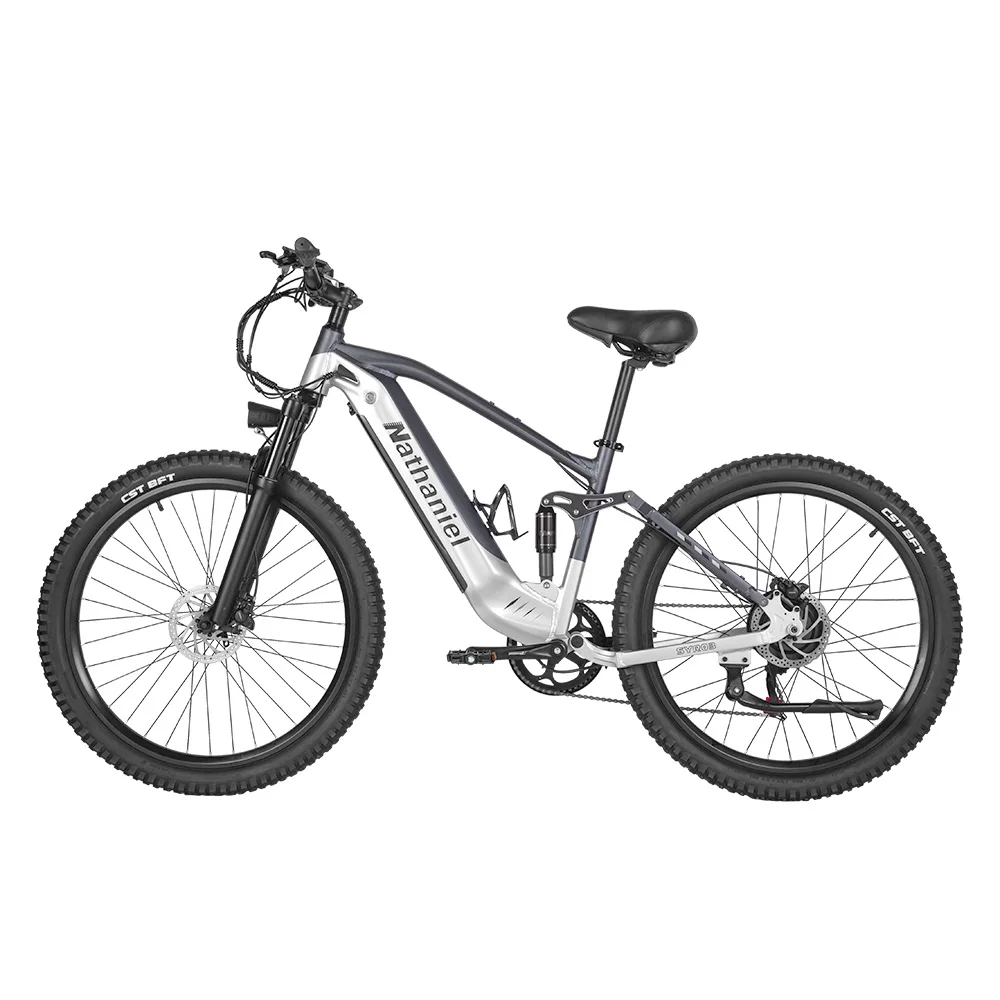 AliExpress Nathaniel E-Bike,1000W Brushless Motor,27.5' Adult E-Mountain Bike,45Ah Large Capacity Batteries,7 Speed,45KM/H,Outdoor Trip Bik