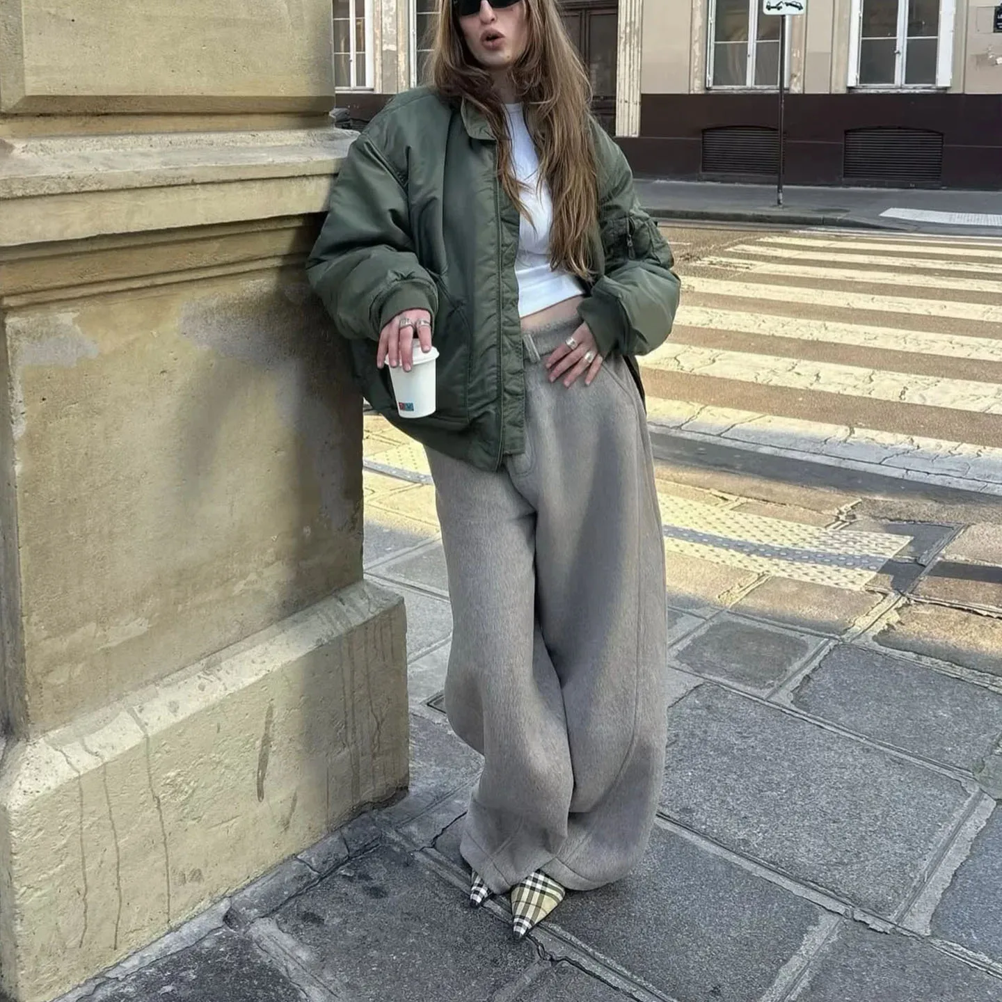 

Retro Sle Women's Casual Loose Long Sve Motorcycle Jaet Cotton Outerwear New Autumn Collection ort Length Polyester ...