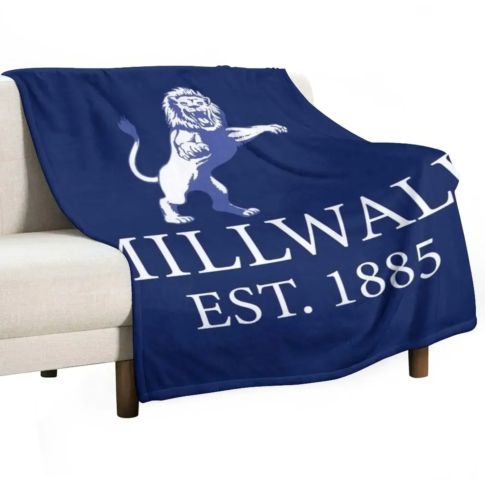 Millwall 1885 Throw Blanket Soft Big Quilt Multi-Purpose Vintage Luxury Designer Hairys Blankets