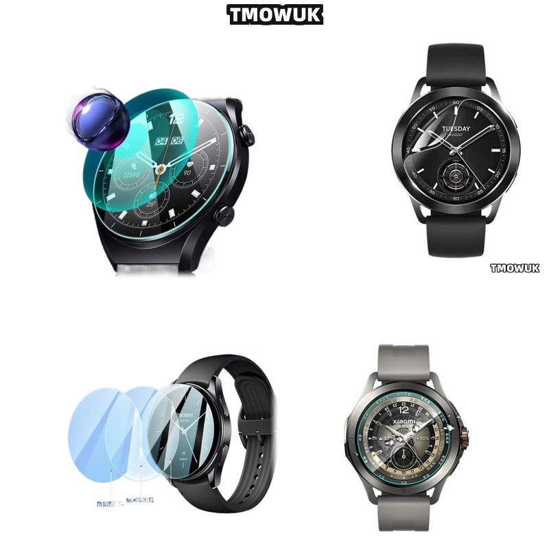 

For Xiaomi Watch Watch S1 S3 Pro S4 Sport, 9H Hardness Ultra-Thin Screen Protector, HD Anti-Scratch Tempered Glass