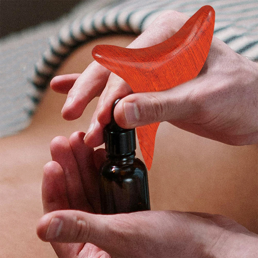 

Деревянный массажер, ручной инструмент для кожи головы, ног, скребок для мышц, палочка для лица, натуральный прочный, портативный, легкий, способствующий