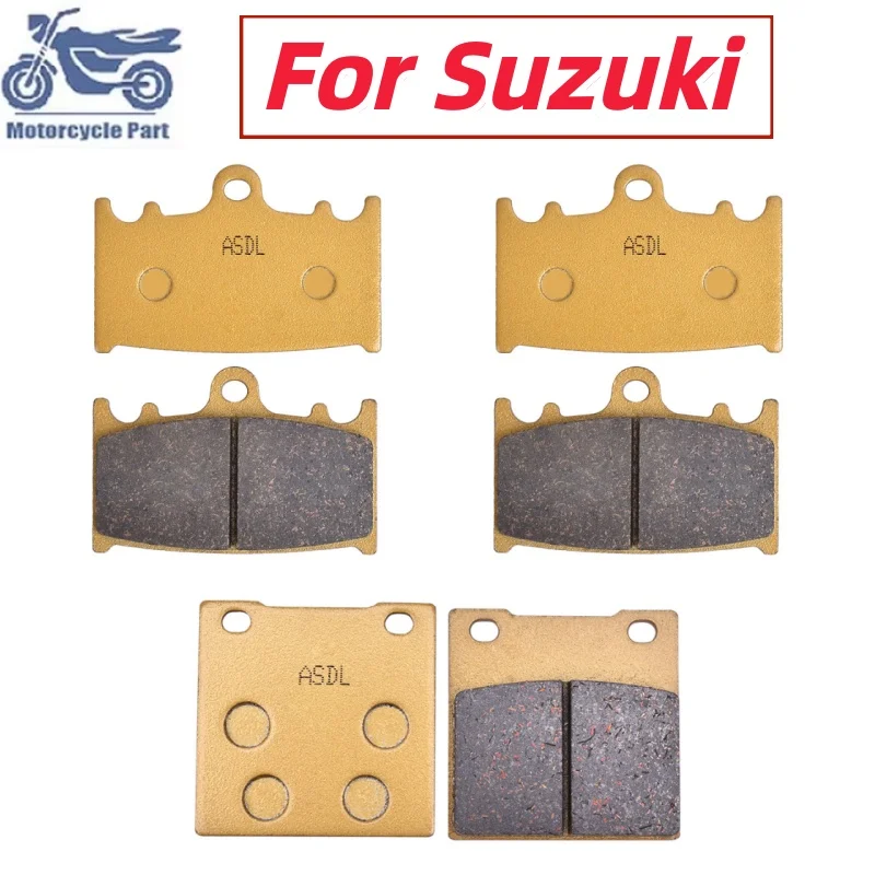 Front Rear Brake Pads Set For Suzuki GSX250 R RK RGV250 J K L GSF400 Bandit GSX400 GSXR400 GSXR600 GSXR750 TL1000 S 1988-2003