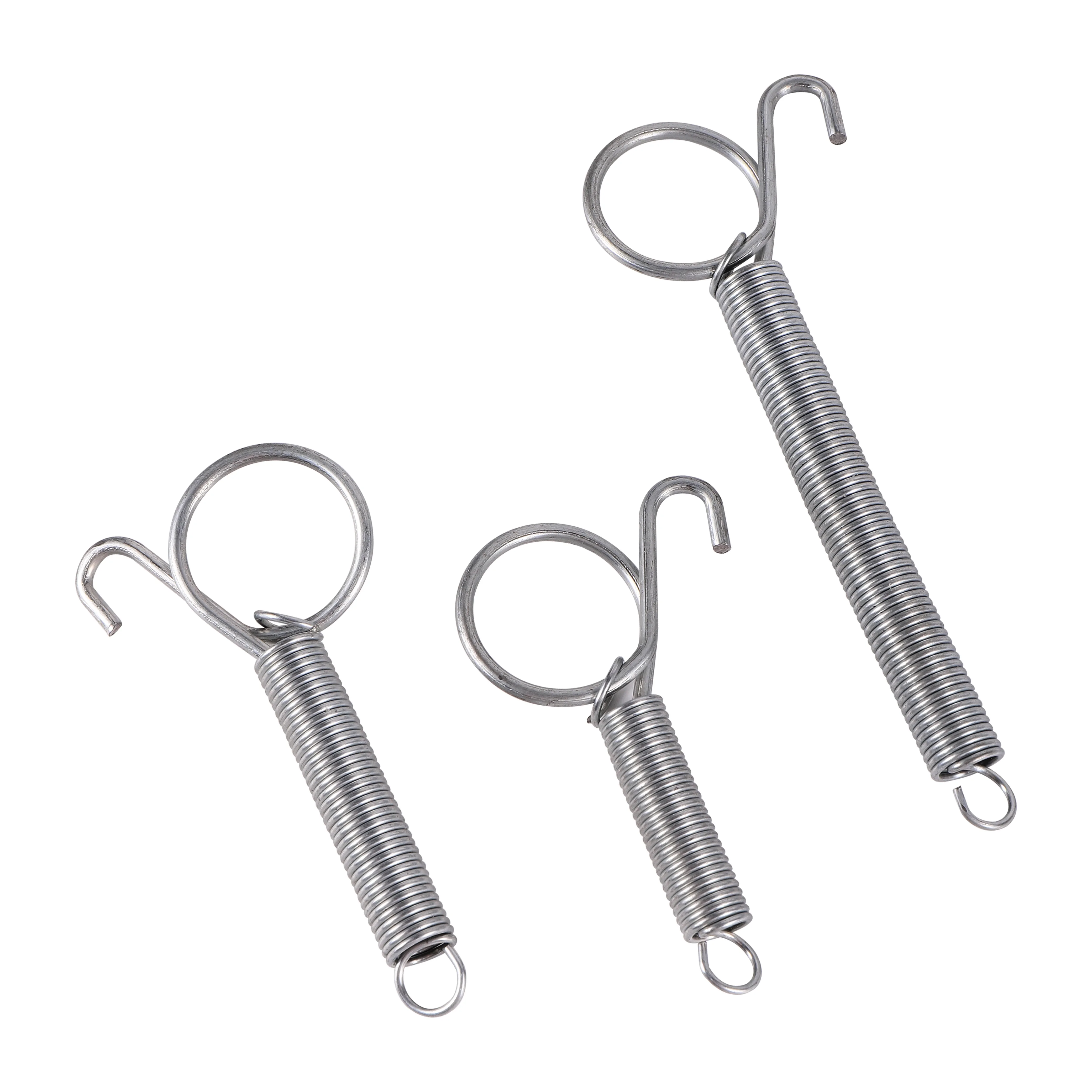 케이지 도어 스프링 훅 메탈 버클 훅 텐션 스프링, 가금류, 닭, 햄스터 케이지에 적합 5/7/8.2/11.3cm