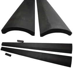 Black Indonesian Ebony Wood Cello Fingerboard Fretboard With Nut 4/4 3/4 1/2 1/4 Size,Round Or Beveled Model,Cello Accessories