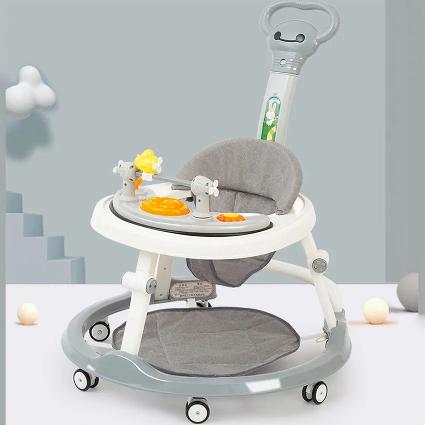 Baby Walker Multi-functional Anti Roll & Anti-O-leg Handcart Learn Walking  For Babies Can Sit On A Walking Aid Suit 0-12 Months