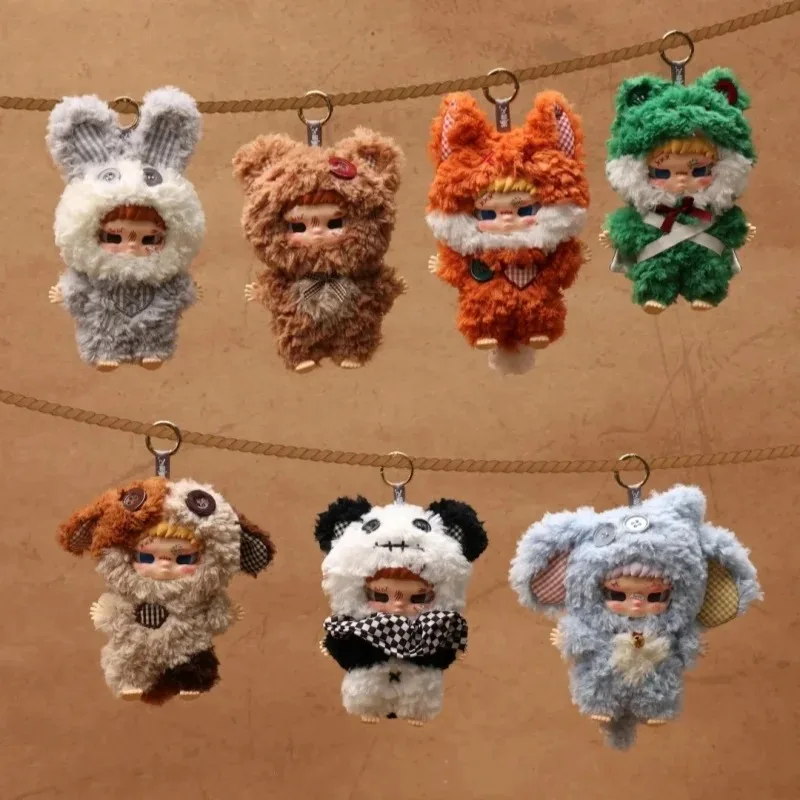 متوفر في المخزون AYOR TOYS X "الصيد" سلسلة من الصناديق العمياء باد كيد كيبو المتمردين الجنة الفينيل المطاط الفراء أنيمي المفاتيح لعبة أعمى