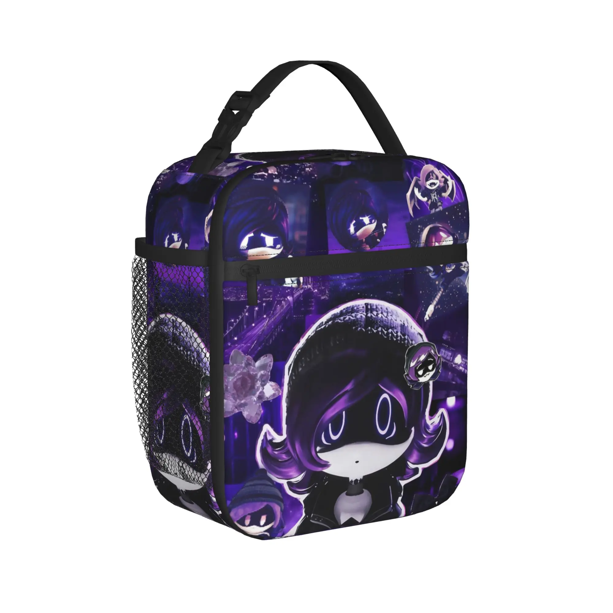 Drone Doll Red Power Glow Lunch Bag  Casual Lunch Box Outdoor Picnic Convenient Thermal Lunch Bags For Women Print Cooler Bag