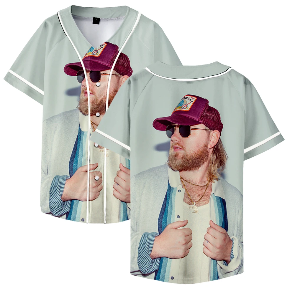 

ERNEST Merch, бейсбольная Джерси для мужчин и женщин, Повседневная Уличная одежда, бейсбольная форма с тонкими пуговицами