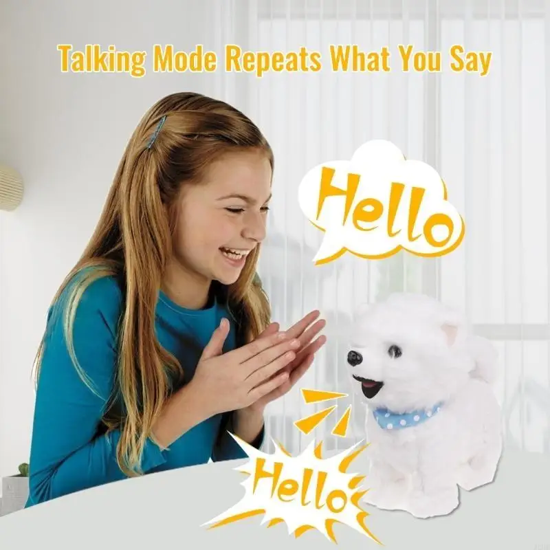 

J2HD Crawl Learning Dog Toy with Music Leash Rope Puppy Dog Toy Child Electronic Gift