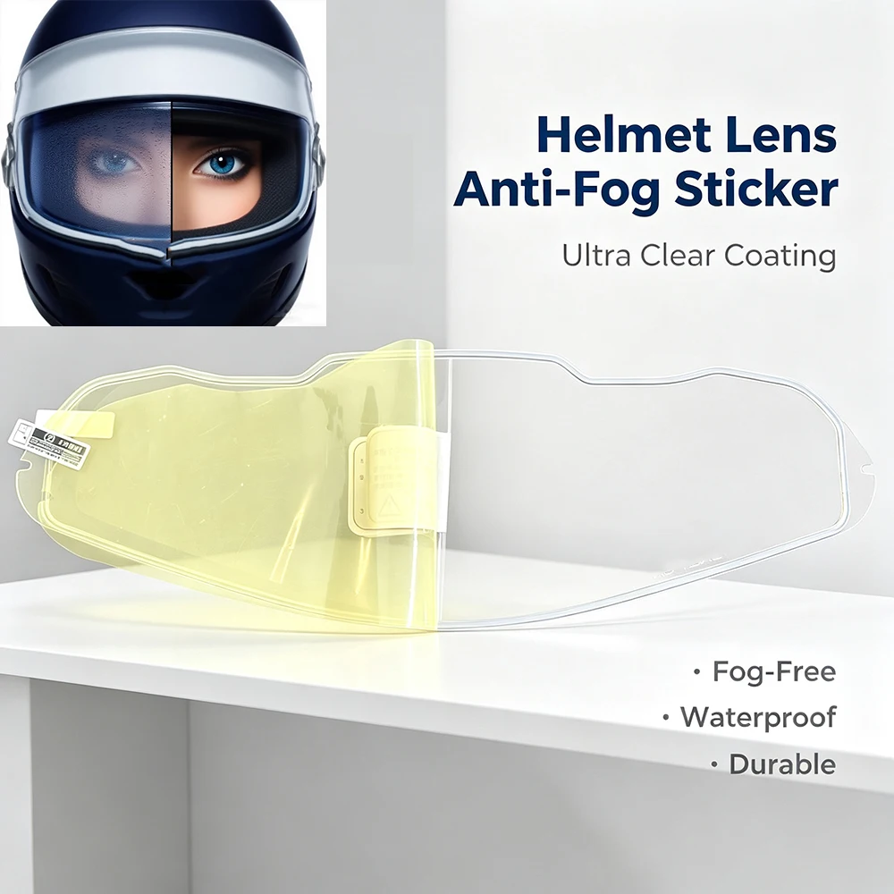 Helmet Visor Film Anti Fog For VAS-Z RAM-X VZ-RAM SZ-R VAS SZ R VAS SZ-R EVO Helmet Visor Film Anti Fog Accessories For Arai