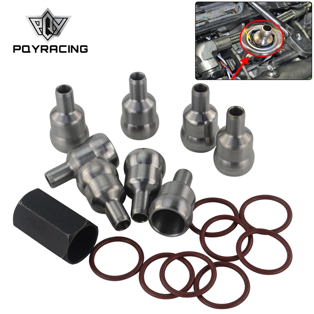 High Pressure Oil Rail Ball Tube Repair Kit with Tool & O-rings for Ford F-250/F-350 6.0L 03-10 Car Repair Tools PQY-FRR01