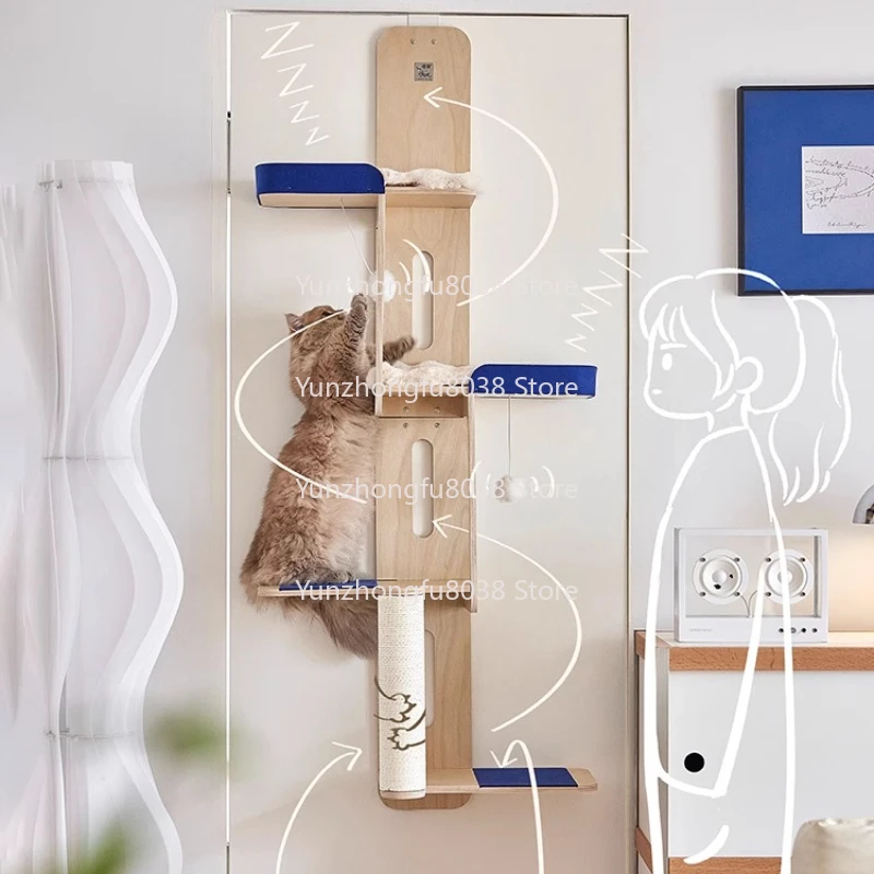 

Hanging The Door Cat Climbing Frame Does Not Occupy The Cat's Nest