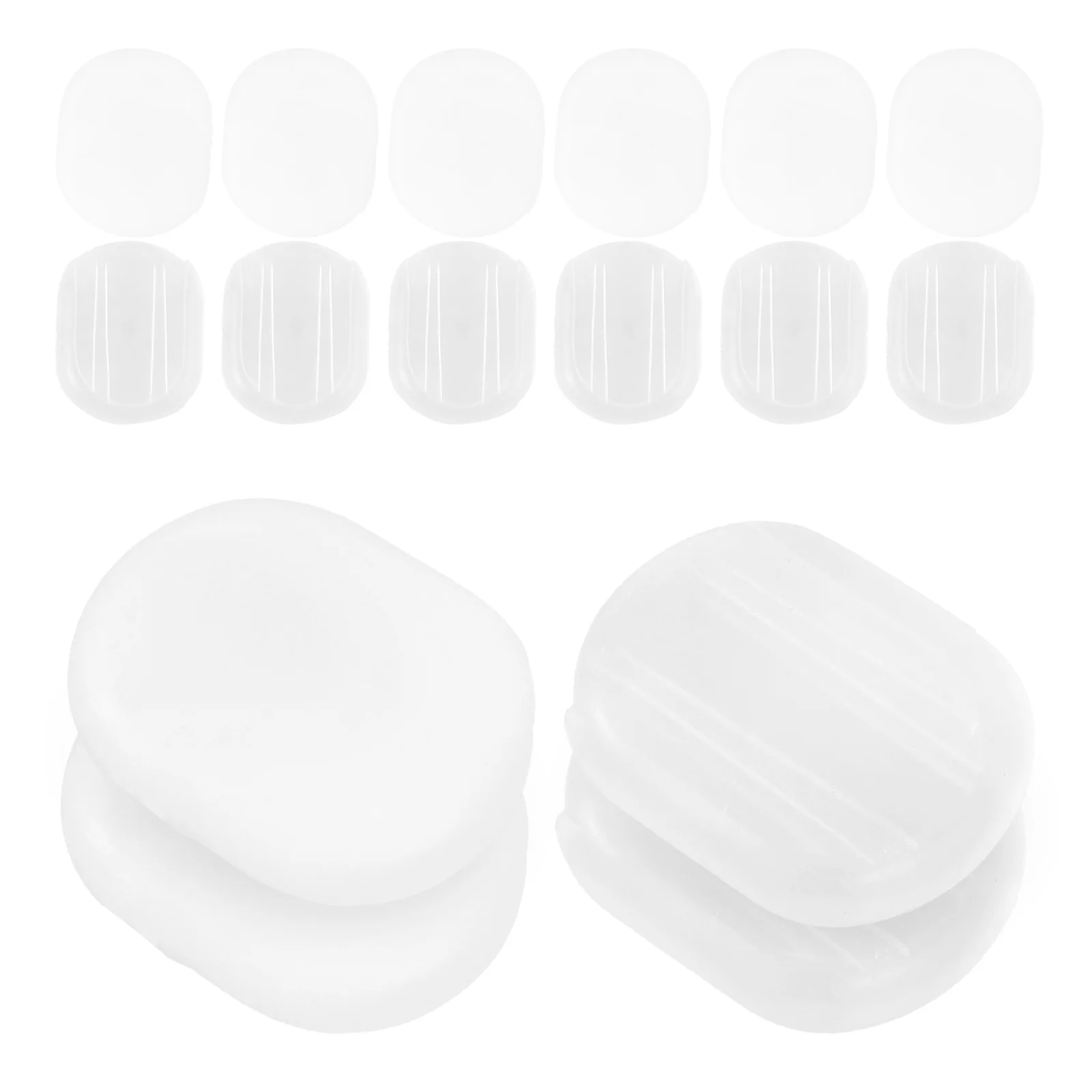 

40 Pcs Non-slip Child Comfort Earring Cushion Stoppers Transparent Pain-proof Pad