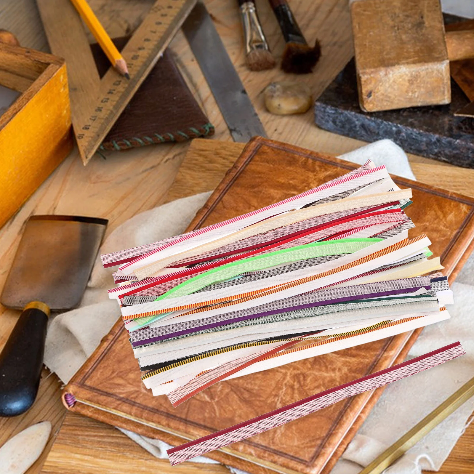 24 pz Book Binding Fasce 30X1.3 Cm Cotone Bookbinding Panno Colonna Vertebrale Nastro di Riparazione Per Fai Da Te Bookbinding Forniture Strumenti Principianti